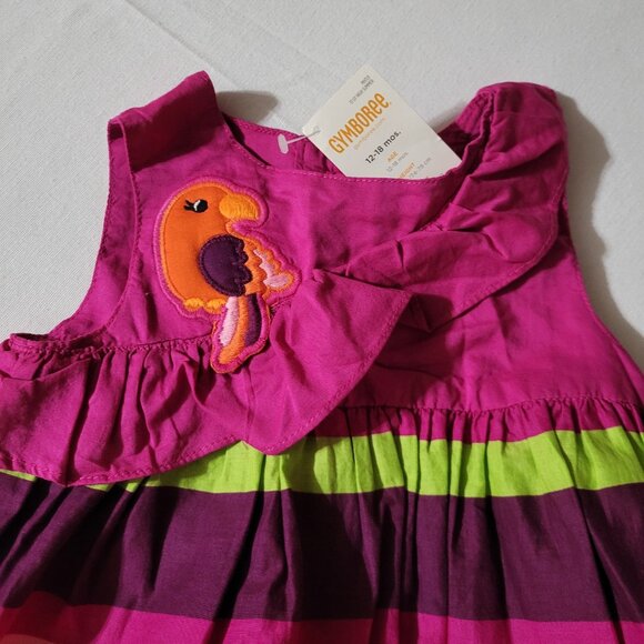 Gymboree Wild For Zebra NWT 12-18 month summer dress, diaper cover. Located A23 - Picture 4 of 4